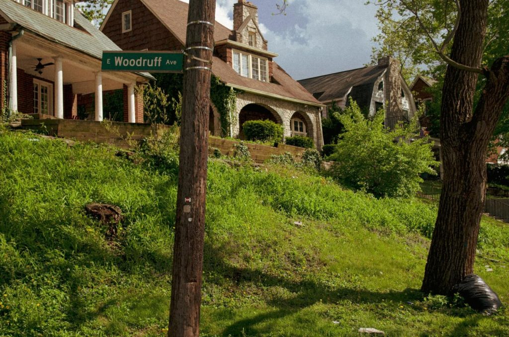 row of homes on Woodruff in Columbus, Ohio