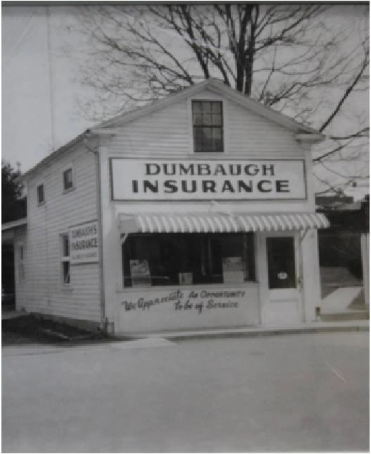 12552714_1219659348064103_7245052833289681588_n The original Dumbaugh Insurance building in 1955 located in Fredericktown, Ohio.